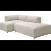 Best ILVA Aimee Sofa med chaiselong og pufafslutning