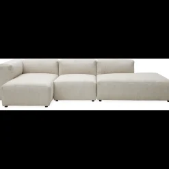 Discount ILVA Aimee Sofa med chaiselong og pufafslutning