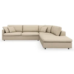 Best ILVA Angolo højrevendt sofa med pufafslutning