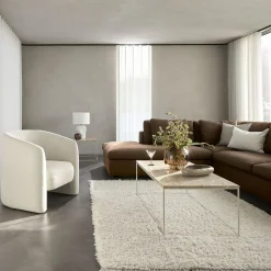 Discount ILVA Angolo venstrevendt sofa med pufafslutning