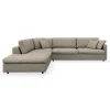 New ILVA Angolo venstrevendt sofa med pufafslutning