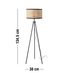Clearance ILVA Aubrey Gulvlampe 128 x 38 cm