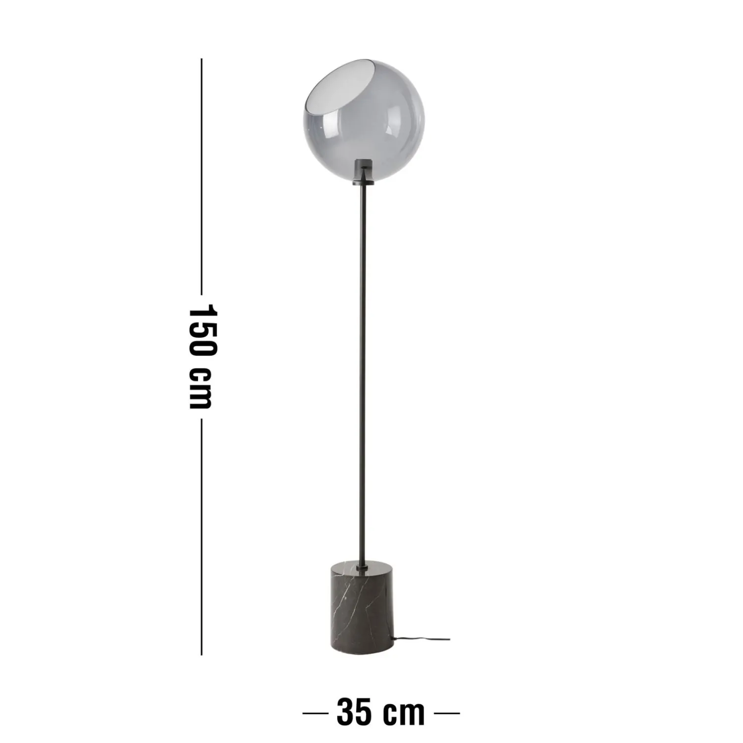 Best ILVA Balance Gulvlampe 150 x 30 cm