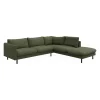 Online ILVA Bjorn højrevendt sofa med pufafslutning