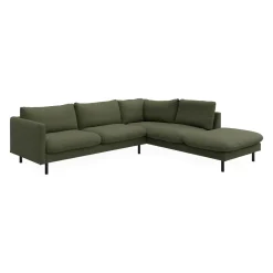Online ILVA Bjorn højrevendt sofa med pufafslutning