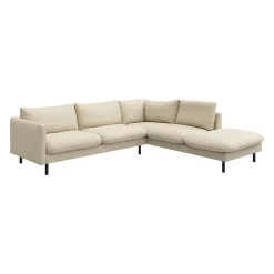 Hot ILVA Bjorn højrevendt sofa med pufafslutning