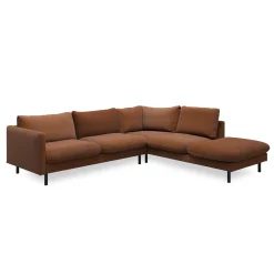 New ILVA Bjorn højrevendt sofa med pufafslutning