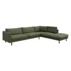 Clearance ILVA Bjorn højrevendt sofa med pufafslutning
