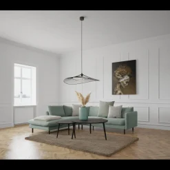 Best ILVA Bjorn venstrevendt sofa med pufafslutning