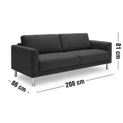 Discount ILVA Cleveland 3 pers Sofa