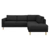Discount ILVA Cleveland højrevendt sofa med pufafslutning