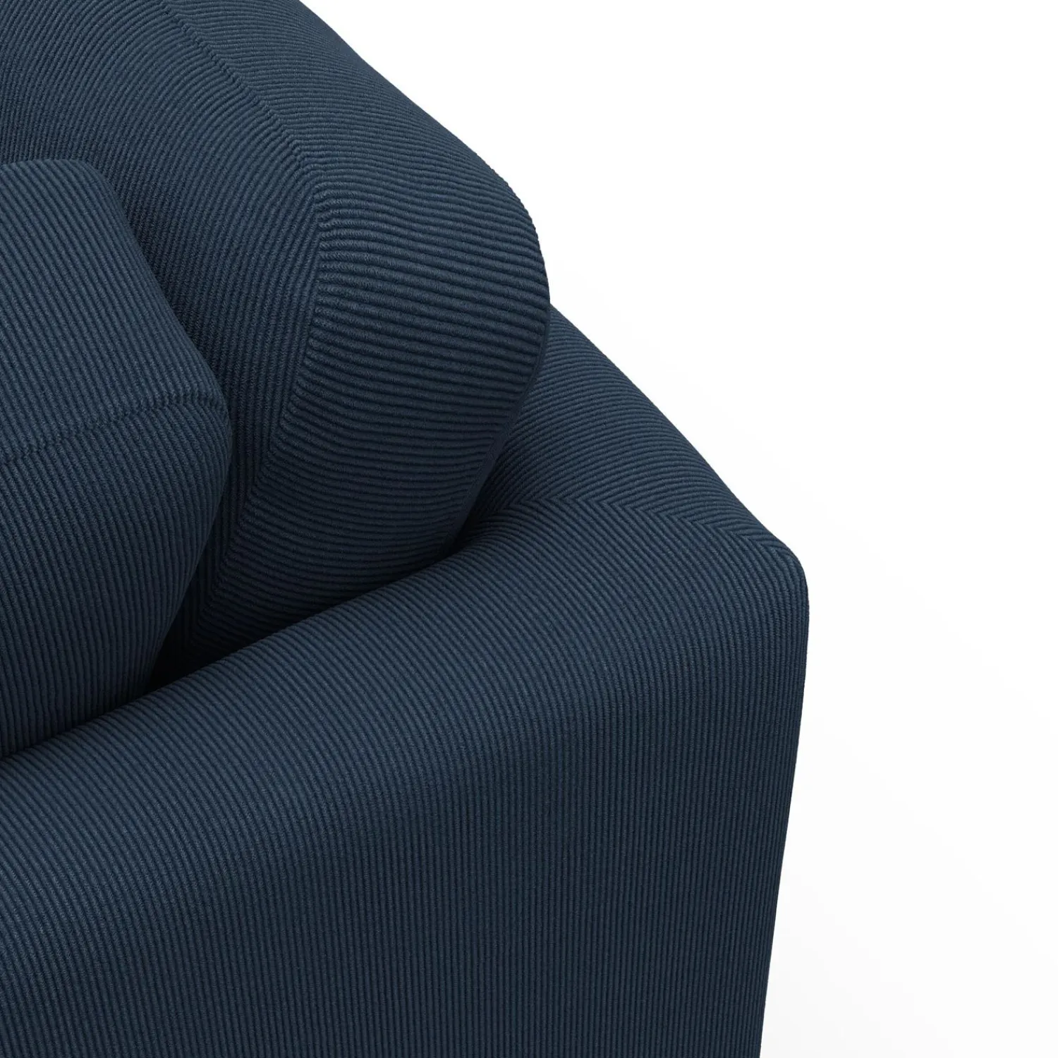 New ILVA Cleveland højrevendt sofa med pufafslutning