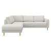 Outlet ILVA cleveland venstrevendt sofa med pufafslutning