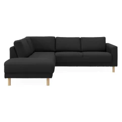 Hot ILVA cleveland venstrevendt sofa med pufafslutning