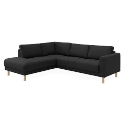 Hot ILVA cleveland venstrevendt sofa med pufafslutning