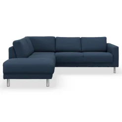Best ILVA cleveland venstrevendt sofa med pufafslutning