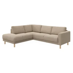 Discount ILVA cleveland venstrevendt sofa med pufafslutning