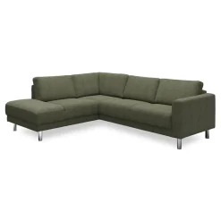 Discount ILVA cleveland venstrevendt sofa med pufafslutning