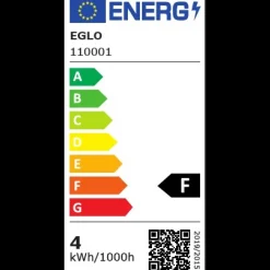 ILVA Eglo LED pære 10,5 x 6 cm sokkel e27