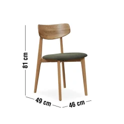 Clearance ILVA Emila Spisebordsstol