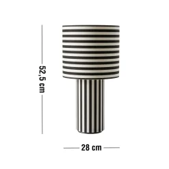 Best ILVA Fernanda Bordlampe 52,5 x 28 cm