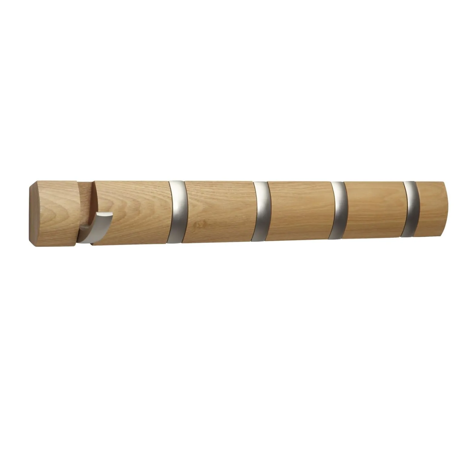 Outlet ILVA Flip Knagerække 51 x 7 cm 5 knager