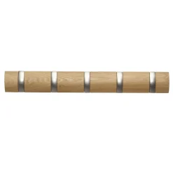Outlet ILVA Flip Knagerække 51 x 7 cm 5 knager
