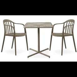 Discount ILVA Galia Cafésæt i taupe med 2 stk. Portio v2 i taupe