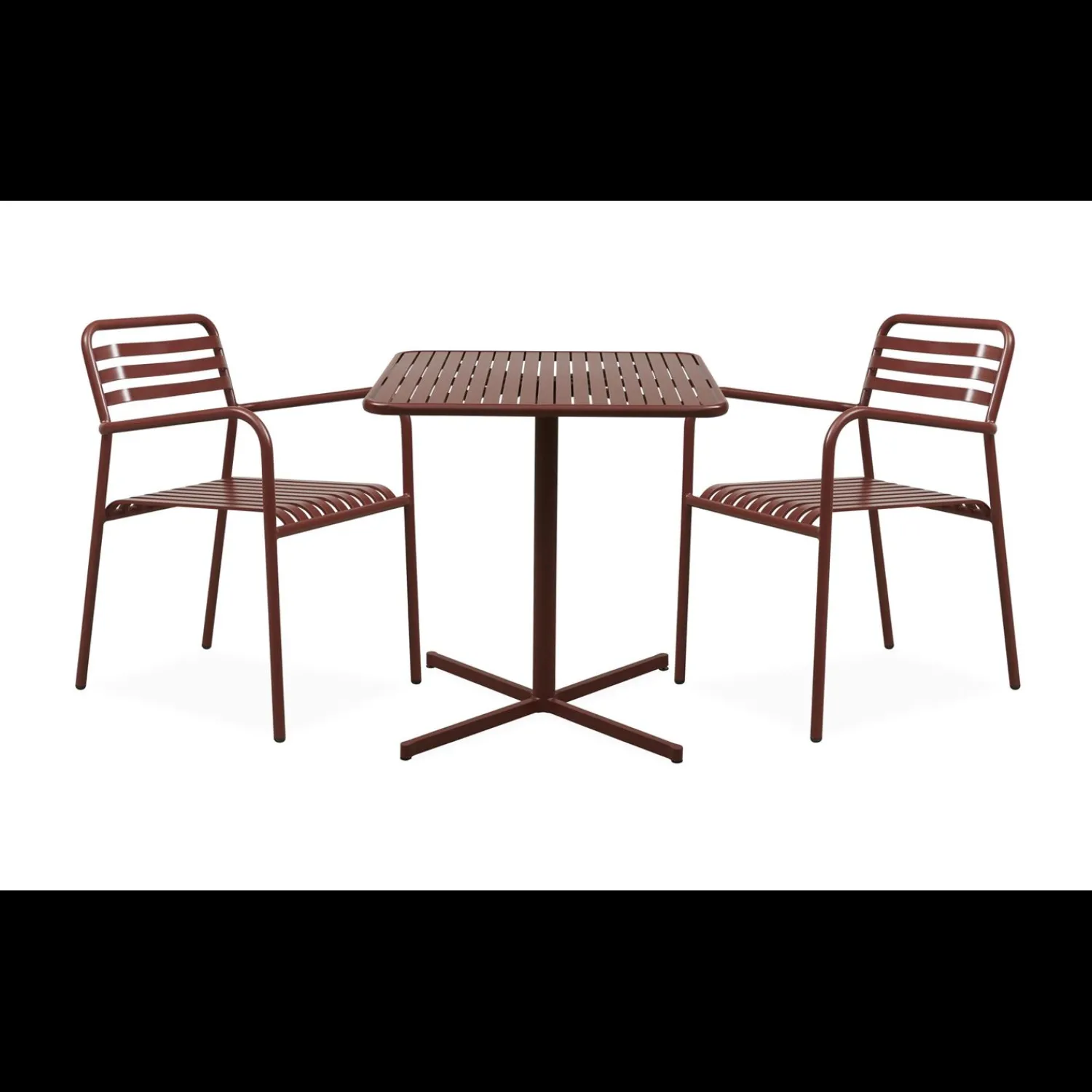 New ILVA Galia Cafésæt L70 marron med 2 stk. Akadi i marron