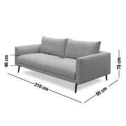 Hot ILVA Hallsberg 3 pers Sofa