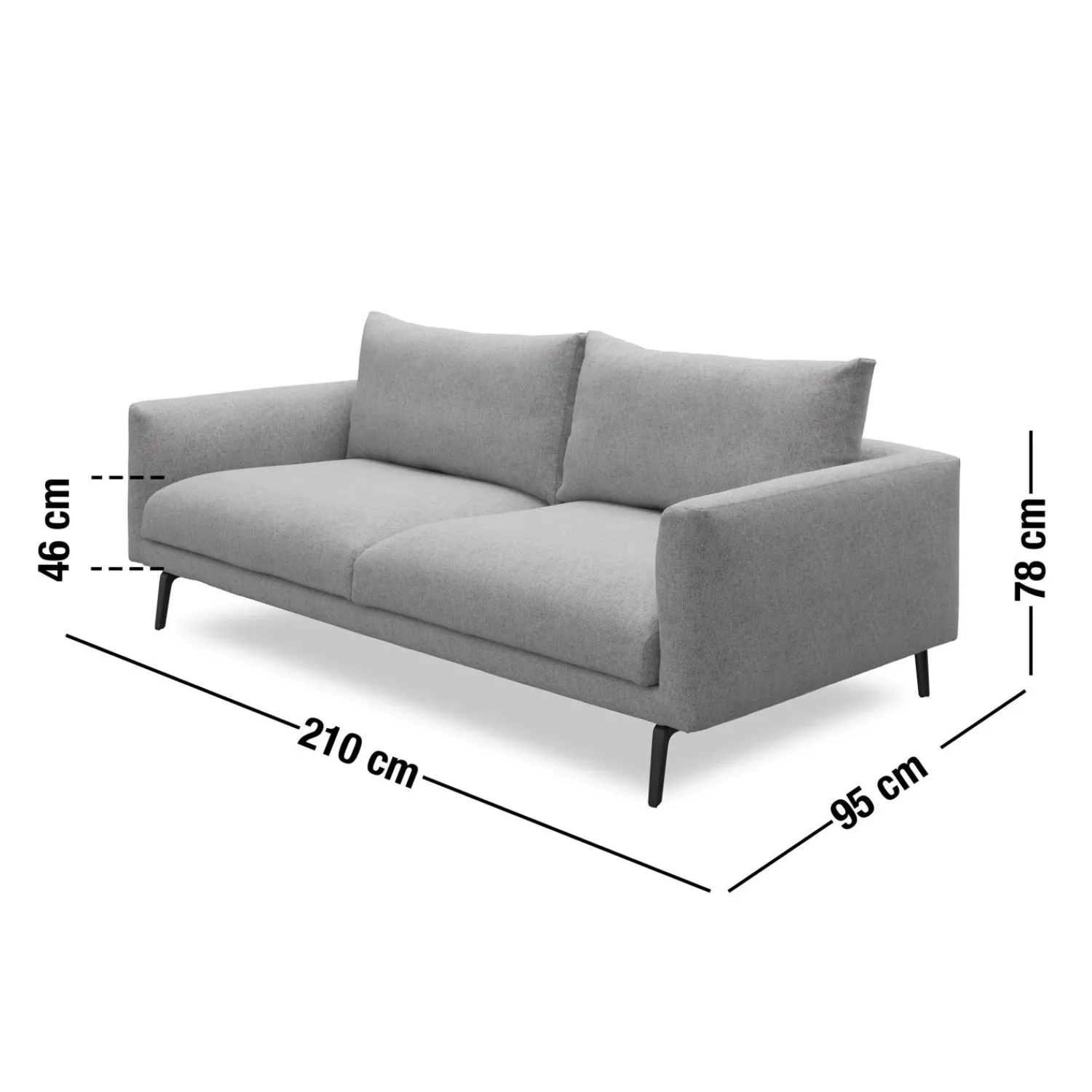Best ILVA Hallsberg 3 pers Sofa