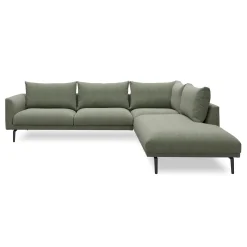 Discount ILVA Hallsberg højrevendt sofa med pufafslutning