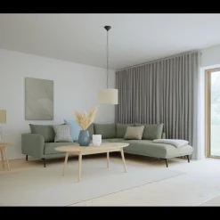 Discount ILVA Hallsberg højrevendt sofa med pufafslutning