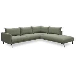 Discount ILVA Hallsberg højrevendt sofa med pufafslutning