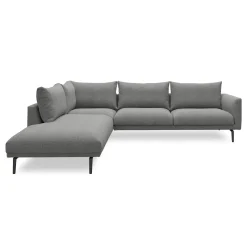Online ILVA Hallsberg venstrevendt sofa med pufafslutning