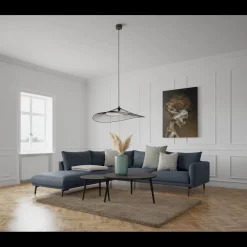 Best ILVA Hallsberg venstrevendt sofa med pufafslutning