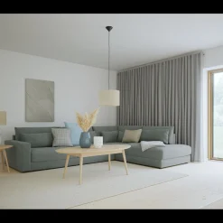 Discount ILVA Halmstad højrevendt hjørnesofa med pufafslutning