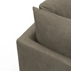 Best ILVA Halmstad venstrevendt hjørnesofa med pufafslutning