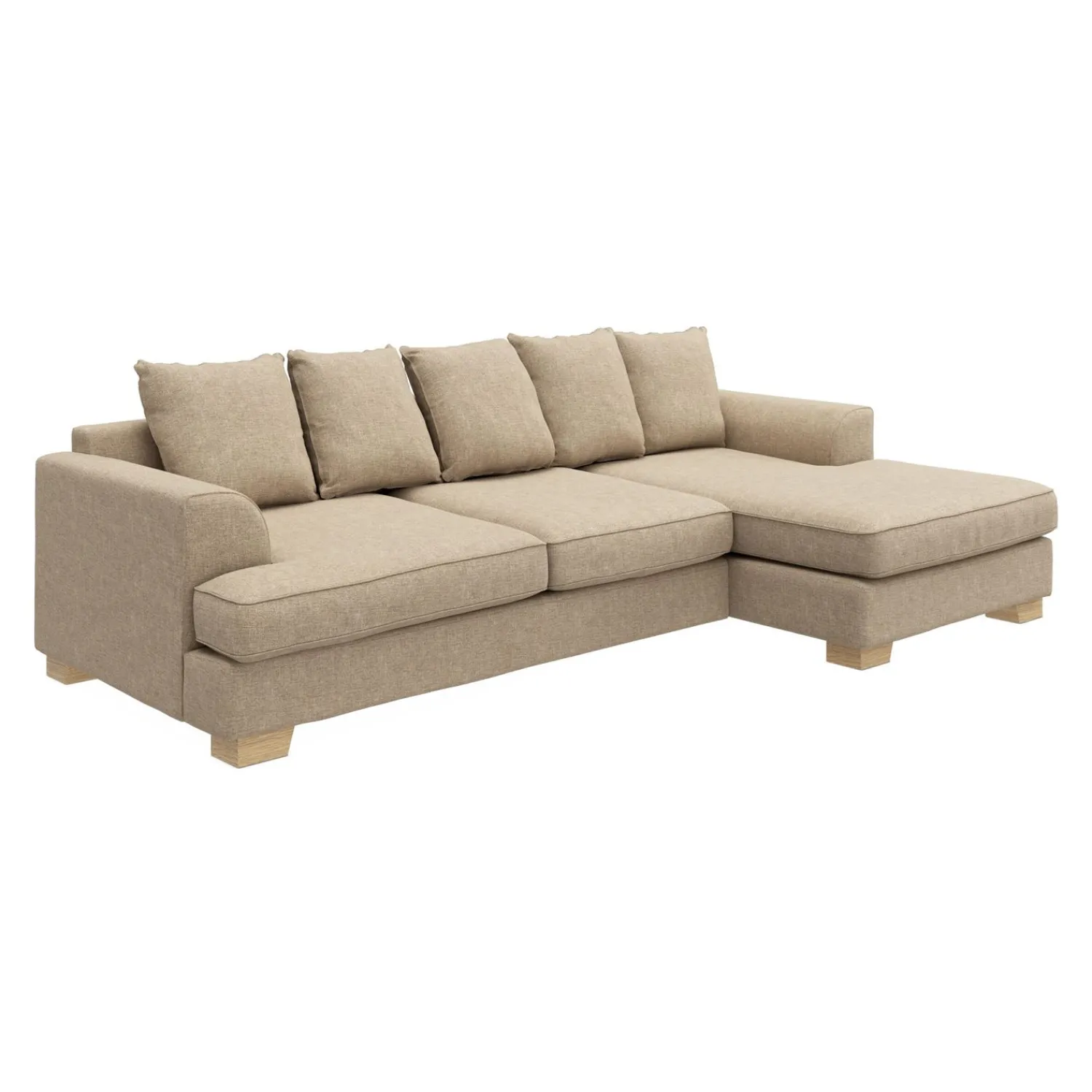 Clearance ILVA Kingston højrevendt sofa med chaiselong