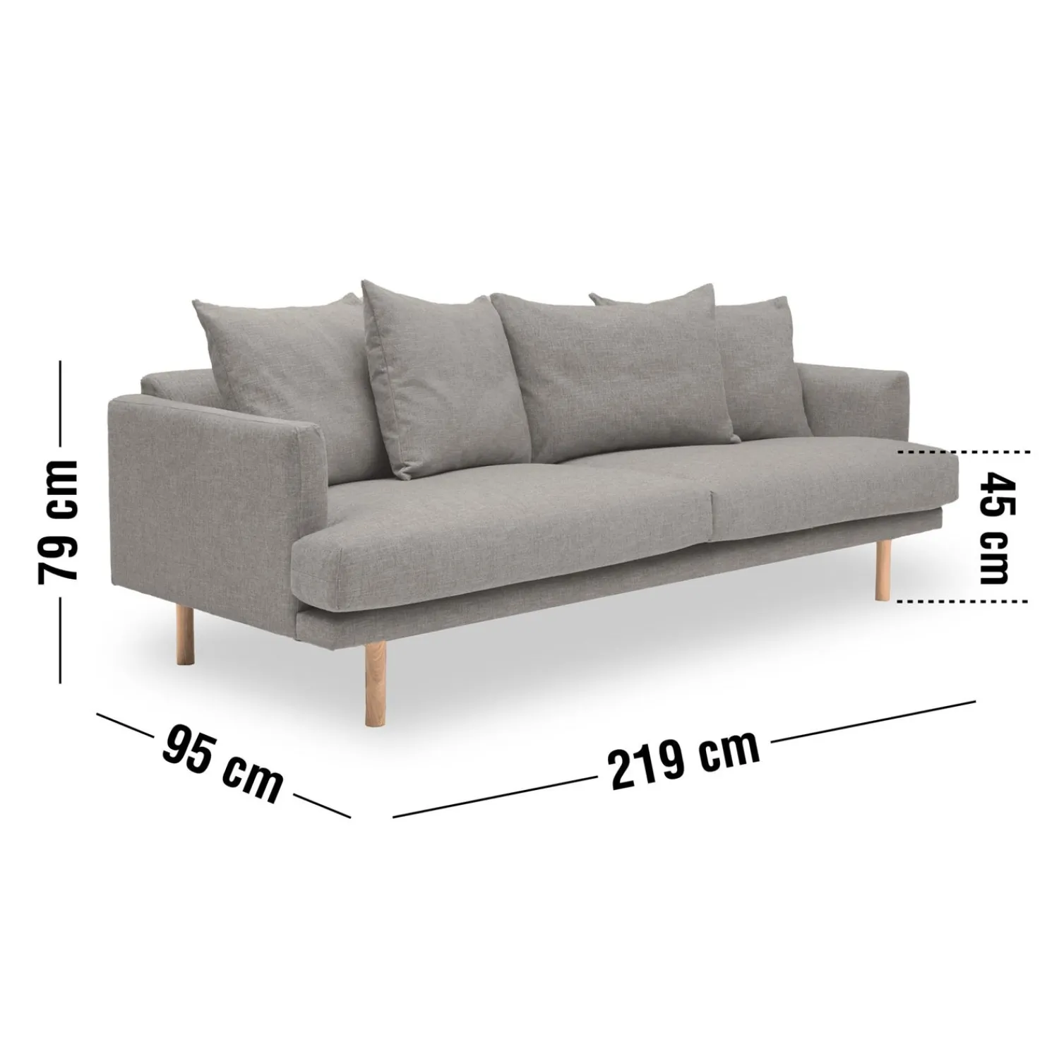 Best ILVA Kramfors 3 pers. m/2 sæder Sofa