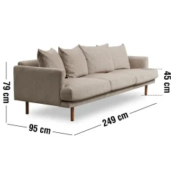 New ILVA Kramfors 3 pers. XL Sofa