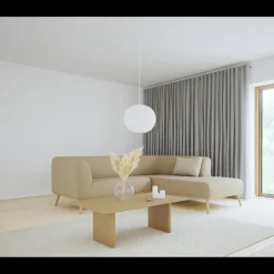 New ILVA Land højrevendt hjørnesofa med pufafslutning