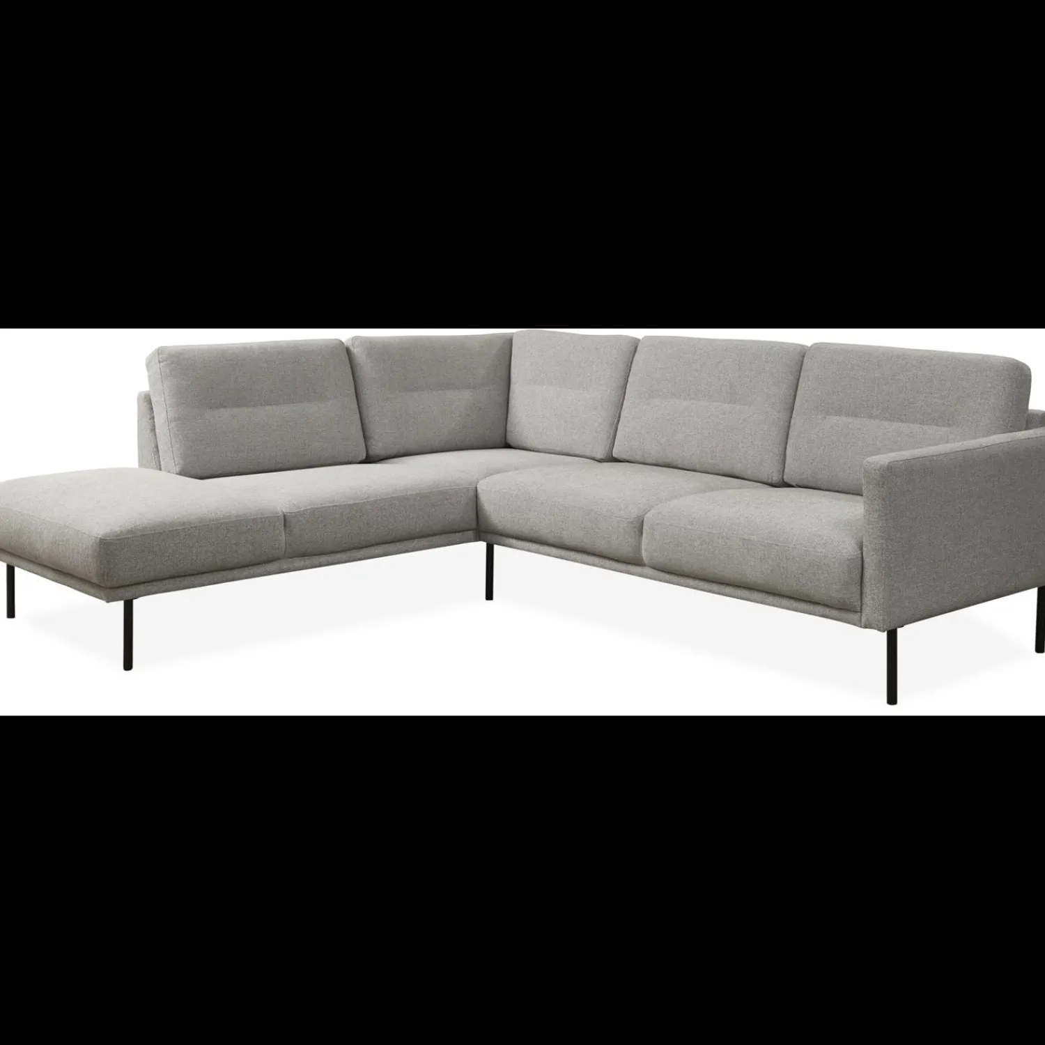 ILVA Larvik venstrevendt hjørnesofa med pufafslutning