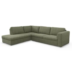 Outlet ILVA Lean venstrevendt hjørnesofa med pufafslutning