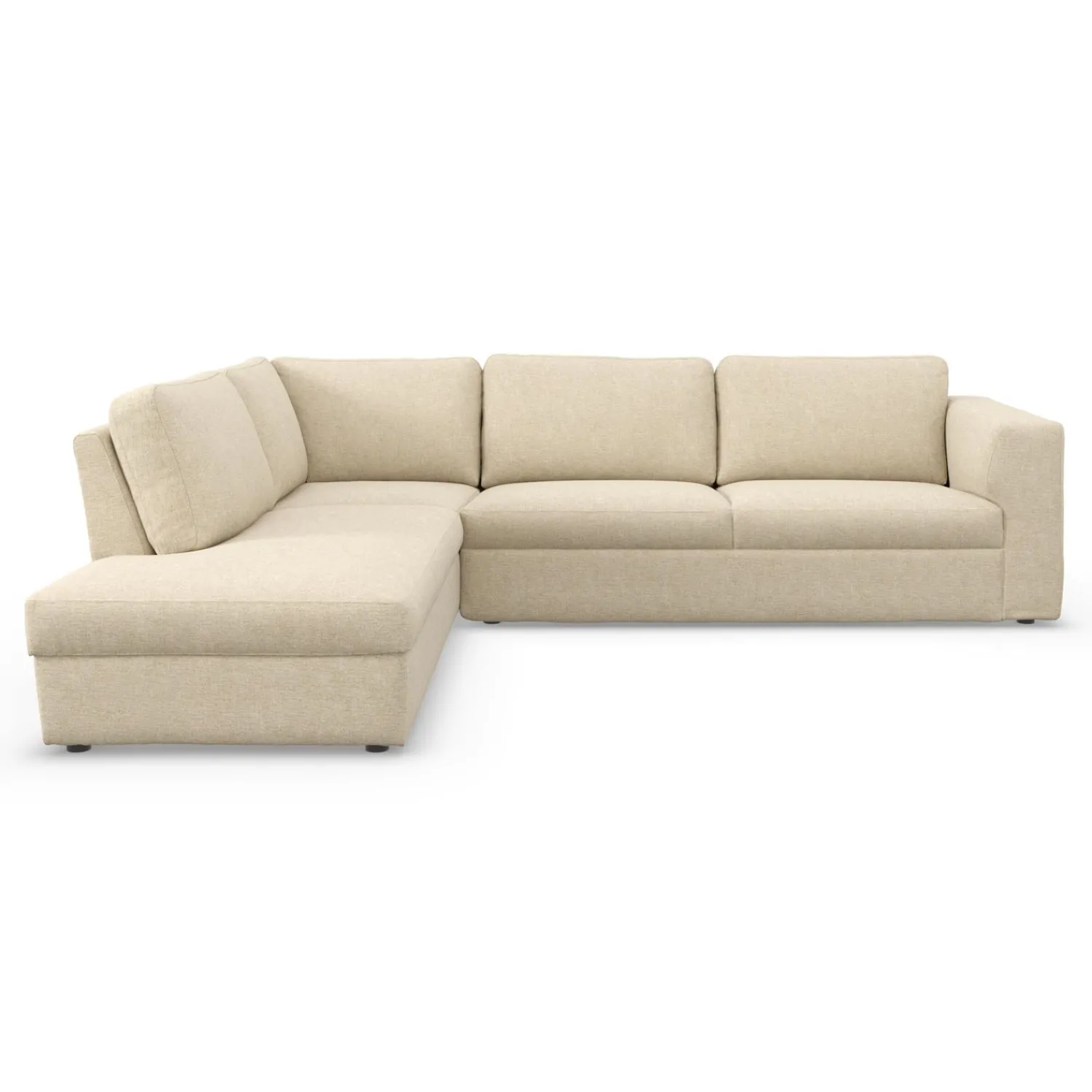 Clearance ILVA Lean venstrevendt hjørnesofa med pufafslutning