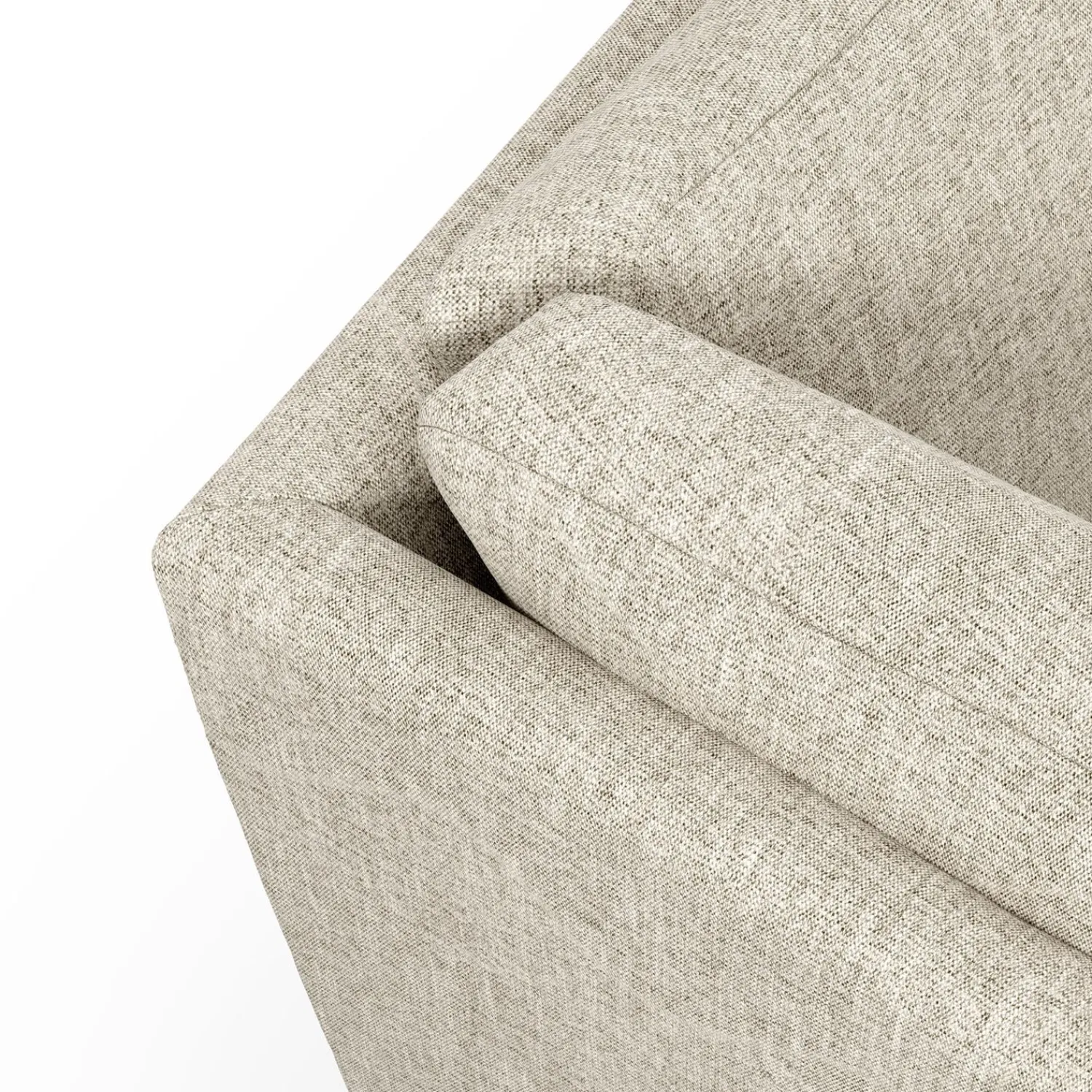 New ILVA Lean venstrevendt hjørnesofa med pufafslutning