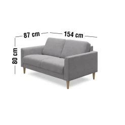 ILVA Linea 2 pers. Sofa