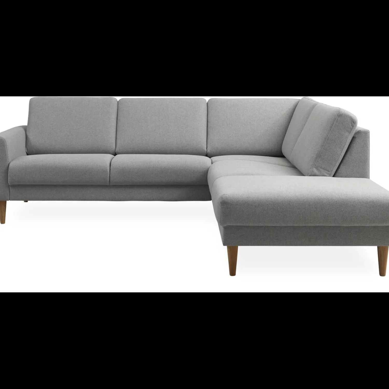 Online ILVA Linea højrevendt hjørnesofa med pufafslutning