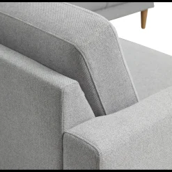 Online ILVA Linea højrevendt hjørnesofa med pufafslutning