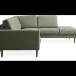 New ILVA Linea højrevendt hjørnesofa med pufafslutning